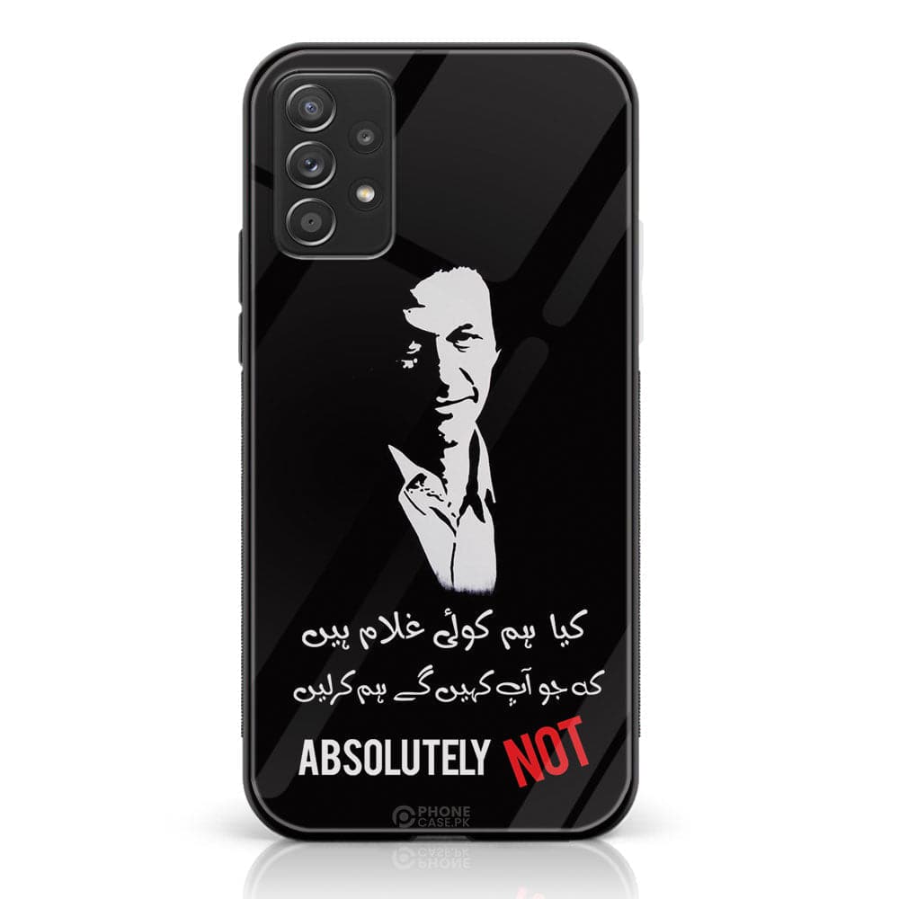 Samsung Galaxy A32 4G - PTI Design 2 Premium Printed Glass soft Bumper shock Proof Case CS-12015