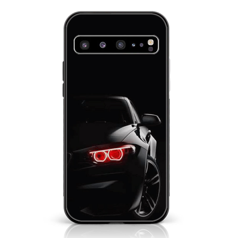 Samsung Galaxy S10 5G - Black Art Design 6- Premium Printed Glass soft Bumper shock Proof Case CS-11996