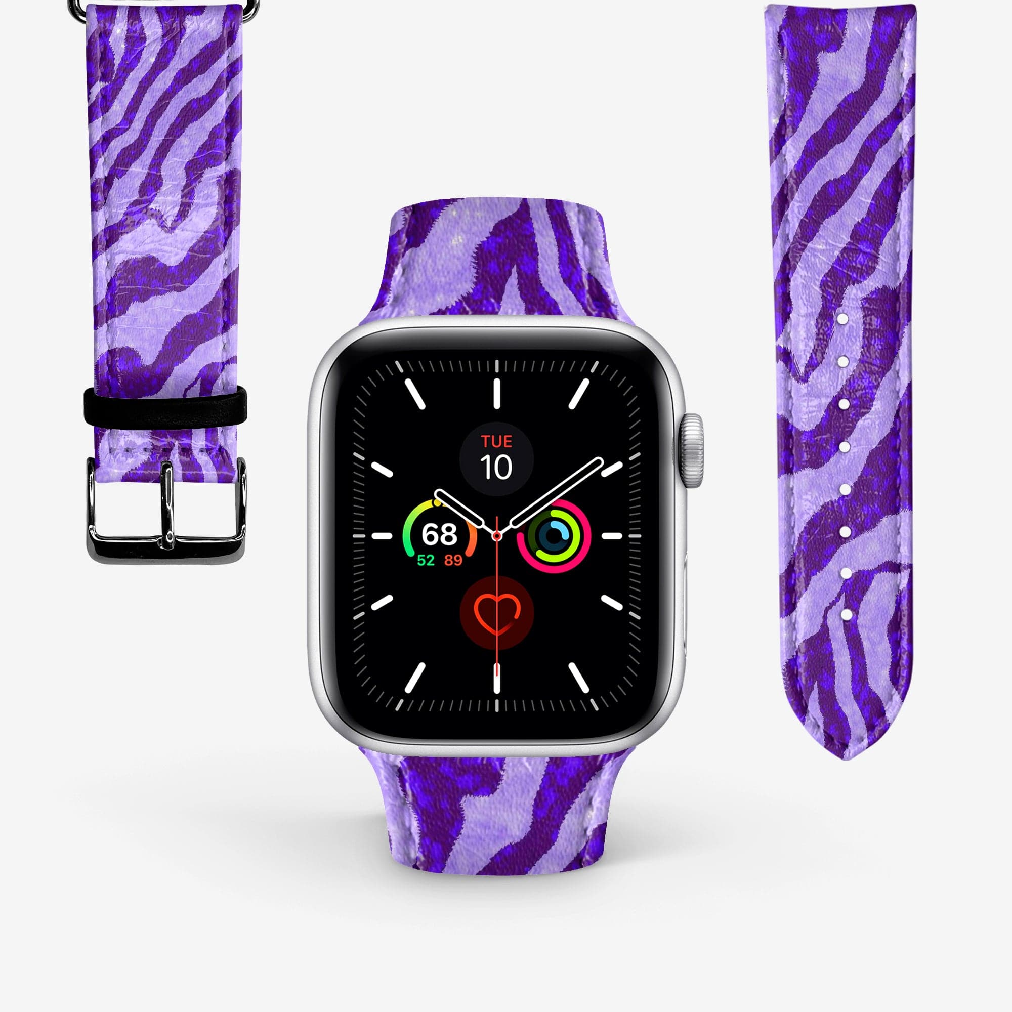 Apple Watch Premium Leather Strap Zebra Series Design 02