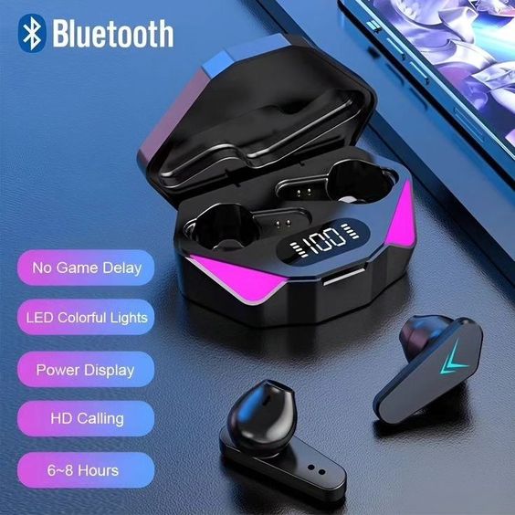 X15 TWS Wireless Earbuds Bluetooth Earphones for Gaming Headset Noise Cancelling Hifi Bass with Mic